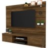 Rack com Painel Tv 65" Cinema, Mdp, 2 Nichos - Novo Mundo - 2