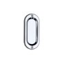 Porta de Correr Frisada Branca Kit de Madeira C/ Fechadura 210x92 Cm-01 - 3