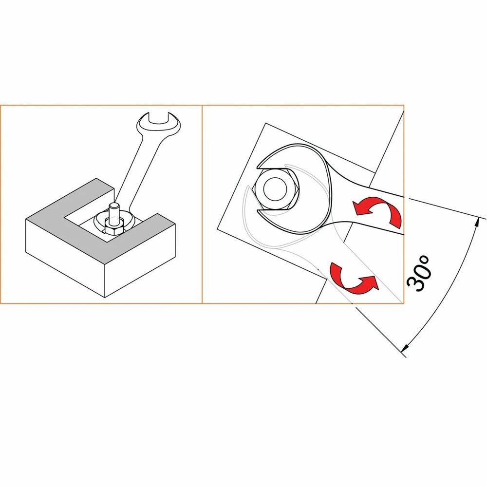 Chave Fixa com 25x28mm - 44610111 - Tramontina - 5