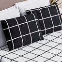 Ver imagem 2 de Jogo de Lençol Cama Casal 3 Peças Micropercal 200 Fios Austin:preto