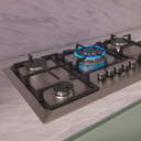 Ver imagem 5 de Fogão Cooktop 5 Bocas Tc Infinity Gás Mesa Inox Bivolt Fischer 5 Bocas
