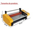 Ver imagem 2 de Laminadora e Plastificadora Bopp 350mm A3 A4 A5 A6 700W Termolaminadora Digital 220V Importway IW004