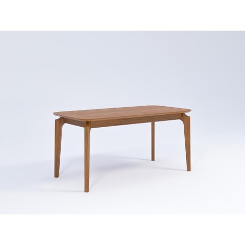 Conjunto de Sala de Jantar Ficus Mesa 1,60m MDF Laminado e 6 Cadeiras Bella - Madeira/Cinamomo/Kaki