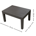 Ver imagem 4 de Conjunto Poltronas para Jardim 2 Lugares com Mesa de Jardim e Área Externa Rattan Syberflex