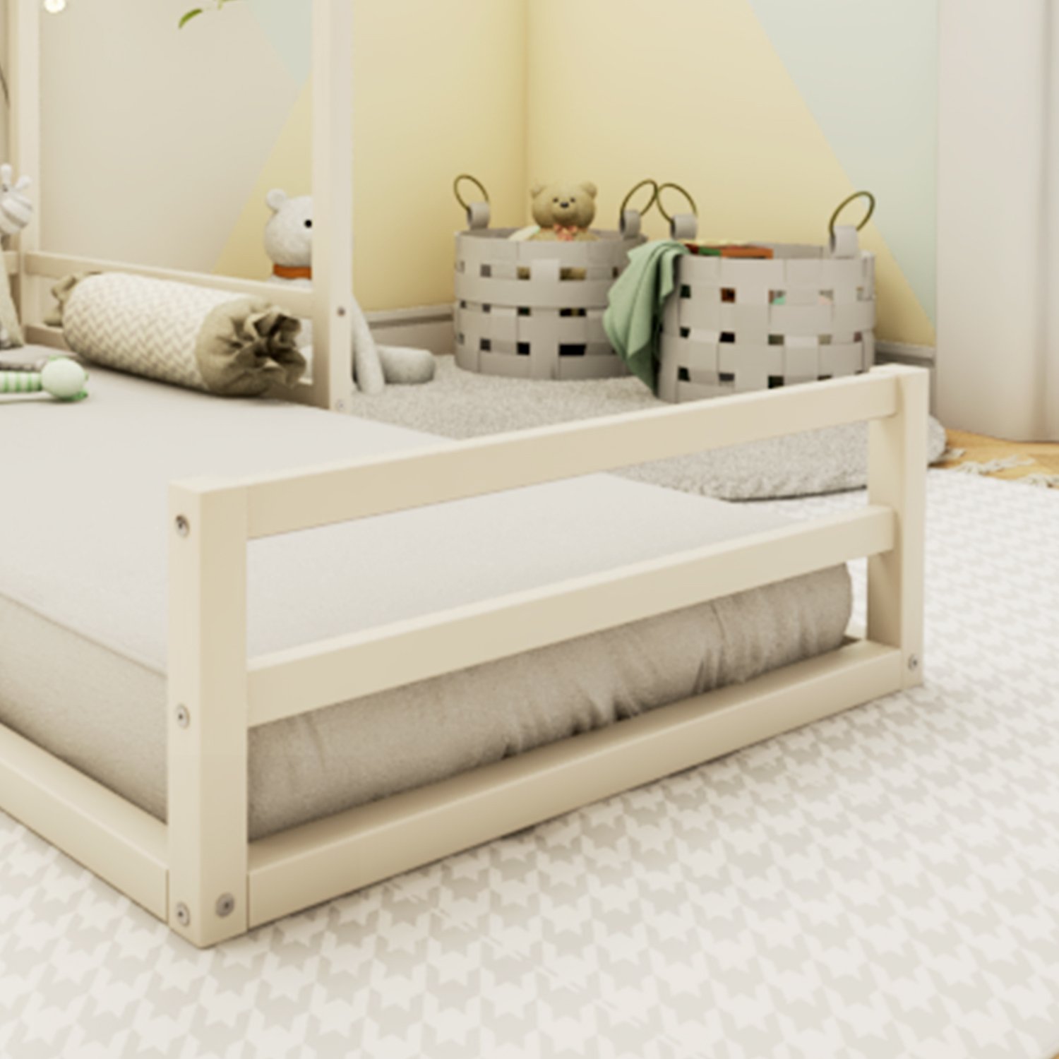 Cama Meia Casinha Infantil Ludika Mobília - 6