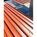 Ver imagem 2 de Telha Termoacústica Trapezoidal 2,5m X 0,82m Terracota Ajover