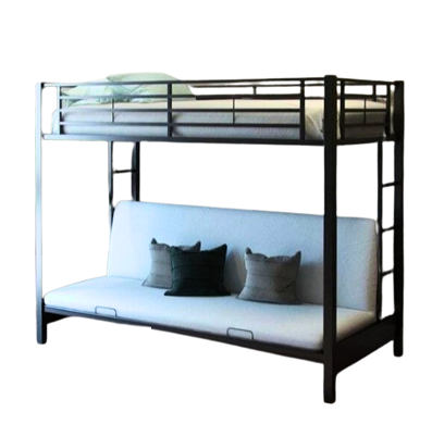 Beliche + Sofá Cama Be-01 Mobbili Preto Br