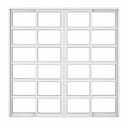 Ver imagem 1 de Porta de Correr Alumínio Branco Travessa 04 Folhas Maxx