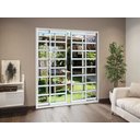 Ver imagem 2 de Porta de Correr Alumínio Branco Travessa 04 Folhas Maxx