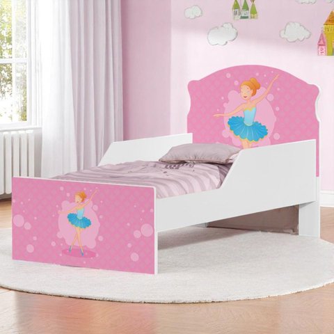 Cama Infantil Bailarina com Colchão Mini Cama