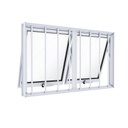 Ver imagem 1 de Janela de Alumínio Máximo Ar Duplo Horizontal com Grade 60x100cm Lucasa Ideale