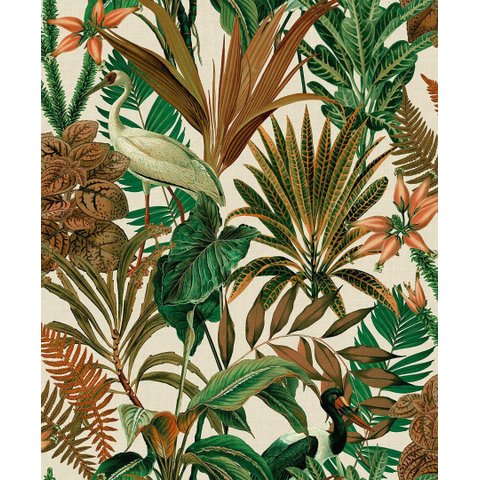 Papel de Parede Flora Botânica Tropical Chic 84766