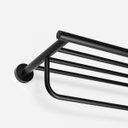 Ver imagem 3 de Porta Toalhas de Hotel com Prateleira Inox Tarsila Bela Metais