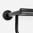 Ver imagem 2 de Porta Toalhas de Hotel com Prateleira Inox Tarsila Bela Metais