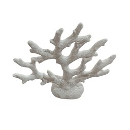 Enfeite Coral Branco em Cerâmica 18,5x20x5,5 - 2