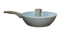 Ver imagem 4 de Panela Frigideira Wok C/ Tampa 28cm 3,4 Litros Fogão Indução Brinox:vanilla/baunilha