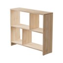 Ver imagem 3 de Rack Nicho Aparador Carvalho para Tv Sala Quarto Escritorio