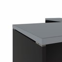 Ver imagem 6 de Mesa de Escritório 40mm em L Pés Painel F5 Office Cor:Cinza Sagrado com Preto