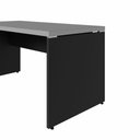Ver imagem 5 de Mesa de Escritório 40mm em L Pés Painel F5 Office Cor:Cinza Sagrado com Preto