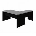Ver imagem 4 de Mesa de Escritório 40mm em L Pés Painel F5 Office Cor:Cinza Sagrado com Preto