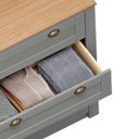 Ver imagem 6 de Cômoda 4 Gavetas Madeira Maciça Bolton Cinza