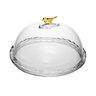 Queijeira Golden Bird 20cm com Tampa Cristal - 3