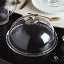 Ver imagem 2 de Queijeira Golden Bird 20cm com Tampa Cristal