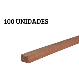 100 Ripas Sarrafos Eucalipto 1x1.5x30cm Aplainado Artesanato - 2