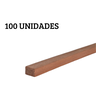 100 Ripas Sarrafos Eucalipto 1x1.5x30cm Aplainado Artesanato - 2