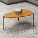 Ver imagem 1 de Mesa de Centro Orgânica 100% Mdf Tb628 Freijó - Dalla Costa