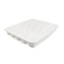 Ver imagem 5 de Porta Talheres Gaveta 6 Divisórias Extra Grande 34x29CM Com Tampa Nitron Plástico Livre de BPA:Branc