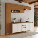 Ver imagem 1 de Cozinha Modulada Completa 5 Peças com Tampo e Paneleiro Venaly