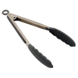 Jogo de Cozinha em Silicone e Madeira 7 Peças Cinza - 4