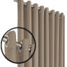 cortina para apartamento blackout Napoli 5,50 x 2,30 bege - 5