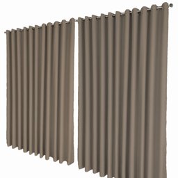 cortina para apartamento blackout Napoli 5,50 x 2,30 bege - 2