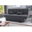Ver imagem 1 de Sofá Cama Esmeralda Veludo Cinza E425 - Matrix