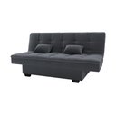 Ver imagem 2 de Sofá Cama Esmeralda Veludo Cinza E425 - Matrix