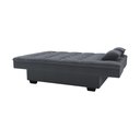 Ver imagem 4 de Sofá Cama Esmeralda Veludo Cinza E425 - Matrix
