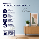 Ver imagem 2 de Tinta Acrílica Premium Fosco Cor Azul Céu 18L Antimofo Baixo Odor Durín