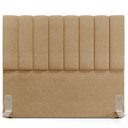 Ver imagem 4 de Kit Cabeceira Cama Box Casal 140cm Calçadeira Recamier Baú Dália W01 Linho Bege Escuro - Lyam