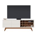 Ver imagem 6 de Rack Noronha 180cm P/tv até 75 Polegadas 2 Portas C/detalhe Chanfrado e Pés em Madeira Maciça