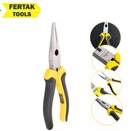 Kit Jogo 11 Ferramentas-1 Alicate Universal 8”+1 Meia Cana 6”+1 Corte 6”+8 Chaves Combinadas Fertak - 3