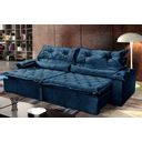 Ver imagem 1 de Sofá Retrátil e Reclinável 2,80m 4 Lugares Pillow com Espuma Soft Sparta - Movenzo Estofados