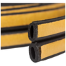 Veda Frestas Para Portas e Janelas 4mm Comfort Door 6 Metros Preto - 2