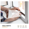 Veda Frestas Para Portas e Janelas 4mm Comfort Door 6 Metros Preto - 8