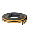 Veda Frestas Para Portas e Janelas 4mm Comfort Door 6 Metros Preto - 3