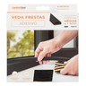 Veda Frestas Para Portas e Janelas 4mm Comfort Door 6 Metros Preto - 1