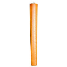 Kit 06 Pés Palito Madeira 35 Cm Rosqueável P02 Móveis Poltrona Puff Mesa - Inoviza - 3