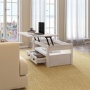 Ver imagem 4 de Mesa de Centro 1 Gaveta em Madeira Maciça Nordik