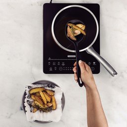 Wok Paris Aluminio Antiaderente 6l Vermelho com Espumadeira Tramontina - 7